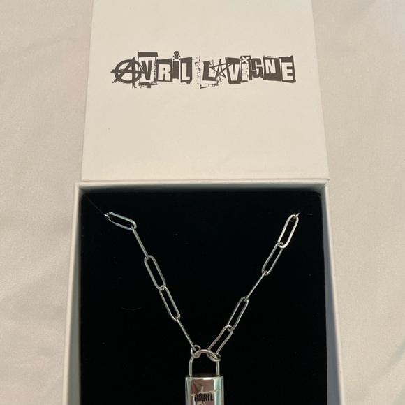 Silver Lock Necklace - Picture 3 of 3